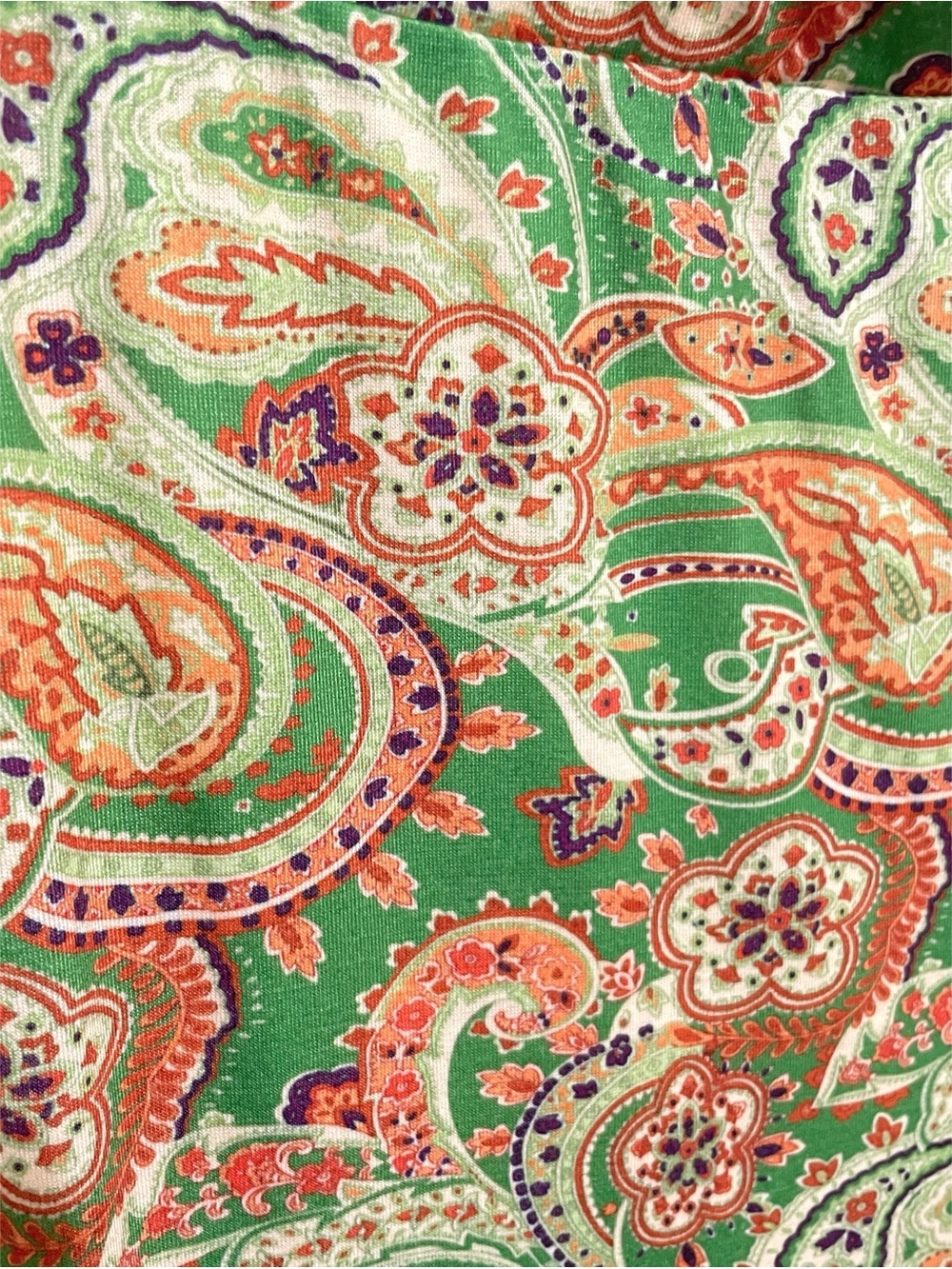 Natural Life Paisley Flare Leg Pants, Size Medium - Picture 3 of 7